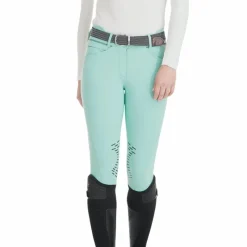 Pantalons D'Équitation*Horse Pilot - Pantalon d'équitation femme X-Design sea green Bleu