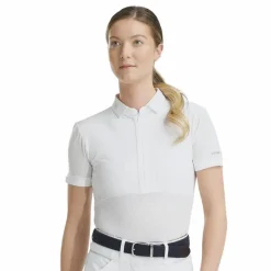 Polos Et Chemises*Horse Pilot - Polo d'équitation femme Aeromesh Blanc