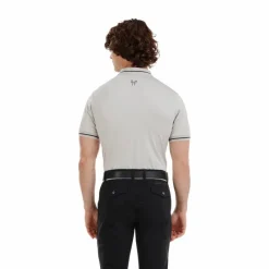Polos Et Chemises|Polos Et Chemises*Horse Pilot - Polo homme manches courtes Atlas wind grey Gris