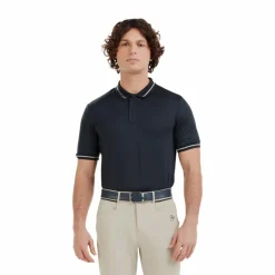 Polos Et Chemises|Polos Et Chemises*Horse Pilot - Polo homme manches courtes Atlas blue graphite Bleu