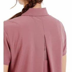 Polos Et Chemises*Horse Pilot - Polo manches courtes femme Ariia dark pink Rose