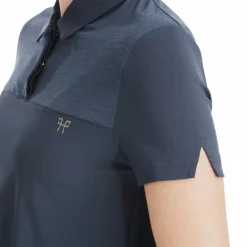 Polos Et Chemises*Horse Pilot - Polo manches courtes femme Ariia navy Marine