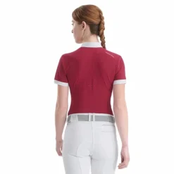 Clearance - Polo manches courtes femme Aerolight rubis Polos Et Chemises