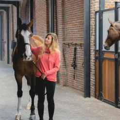 Pulls Et Gilets*Horse Pilot - Sweat à capuche femme Team coral Rose