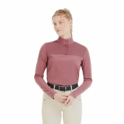 Hot - T-shirt femme manches longues Sunrise dark pink T-Shirts Et Baselayers