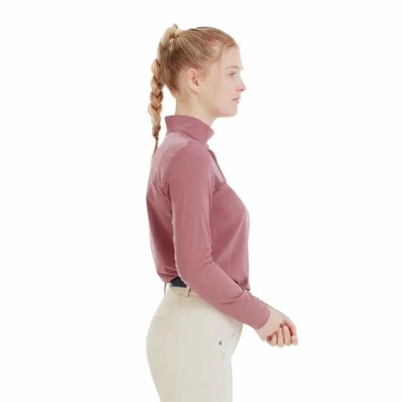 Hot - T-shirt femme manches longues Sunrise dark pink T-Shirts Et Baselayers