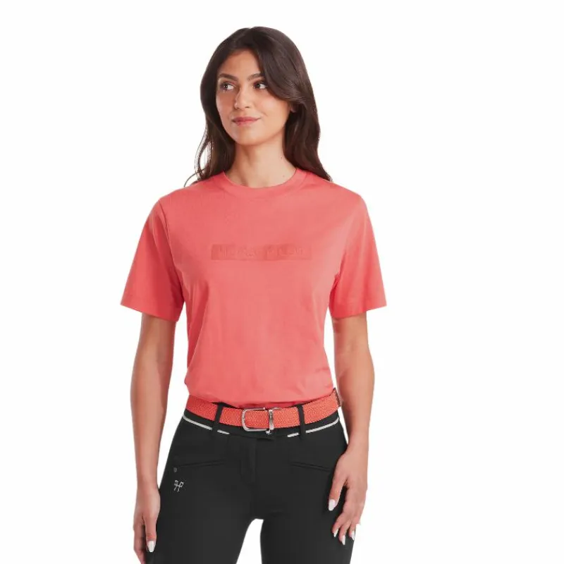 Hot - T-shirt manches courtes femme Team coral T-Shirts Et Baselayers
