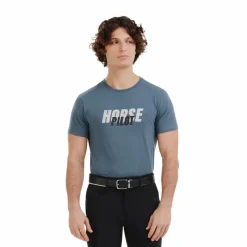 T-Shirts Et Baselayers|T-Shirts Et Baselayers*Horse Pilot - T-shirt manches courtes homme Team vintage indigo Bleu