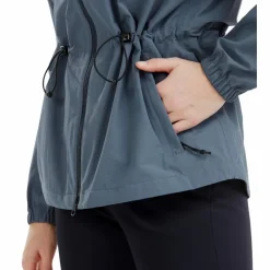 Hot - Veste de pluie femme Raintech vintage indigo Blousons Et Vestes De Pluie|Blousons Et Manteaux