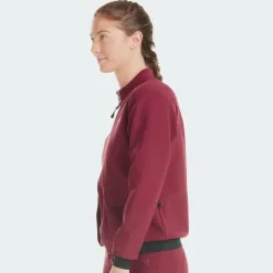 Blousons Et Manteaux*Horse Pilot - Veste femme Teddy rouge foncé Bordeaux