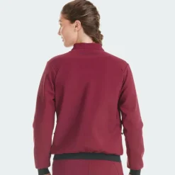 Blousons Et Manteaux*Horse Pilot - Veste femme Teddy rouge foncé Bordeaux