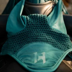 Sale - Bonnet pour chevaux Ear Net dynasty green Bonnets Pour Chevaux