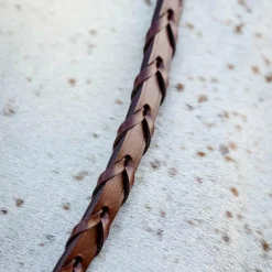 Hot - Bridon Cavesson Hunter Pony avec rênes dark tan Bridons