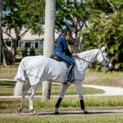 Couvertures Et Chemises*Horseware - Chemise anti-mouches de monte Amigo Flyrider argent/ titanium grey/ argent Gris