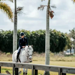 Couvertures Et Chemises*Horseware - Chemise anti-mouches de monte Amigo Flyrider argent/ titanium grey/ argent Gris