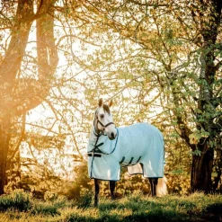 Couvertures Et Chemises*Horseware - Chemise anti-mouches Amigo Bug Buster azure blue/ marine/ éléctrique Bleu