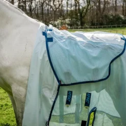 Couvertures Et Chemises*Horseware - Chemise anti-mouches Amigo Bug Buster azure blue/ marine/ éléctrique Bleu