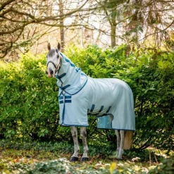 Couvertures Et Chemises*Horseware - Chemise anti-mouches Amigo Bug Buster azure blue/ marine/ éléctrique Bleu