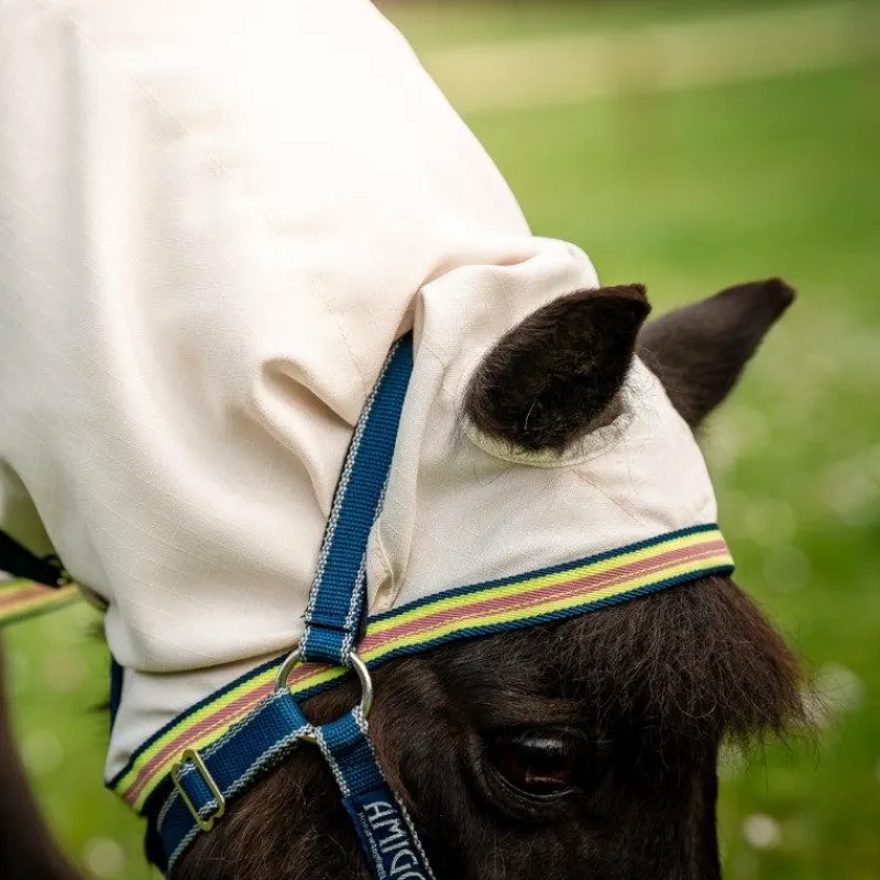 Discount - Chemise anti-mouches Amigo petite Ripstop Hoody chalk/ marine/ rose Couvertures Poneys|Couvertures Et Chemises