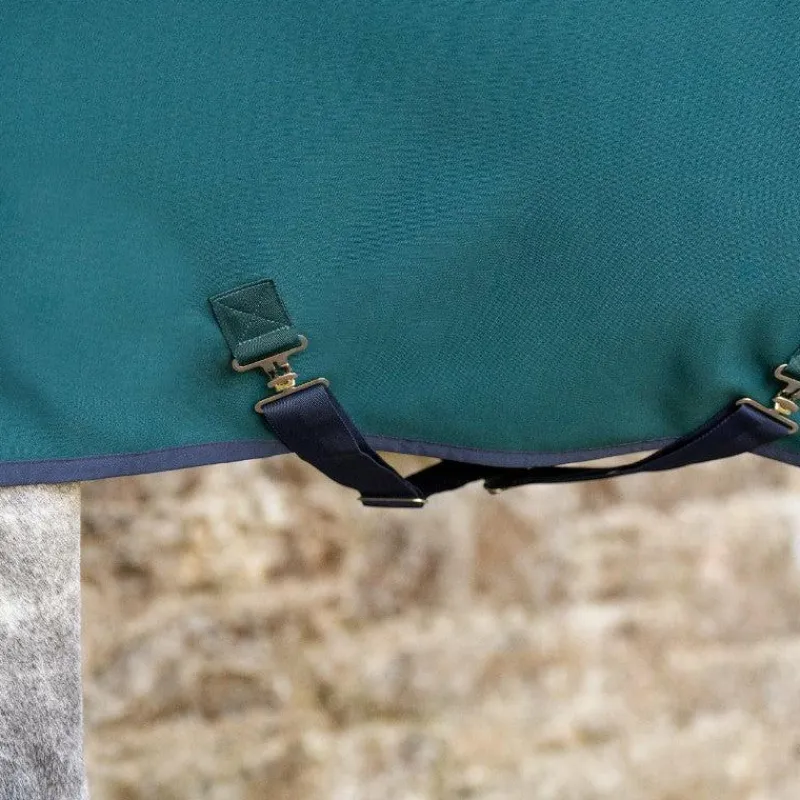 Couvertures Poneys|Couvertures Et Chemises*Horseware - Chemise séchante Amigo Jersey Pony dynasty green/ marine/ argent Vert