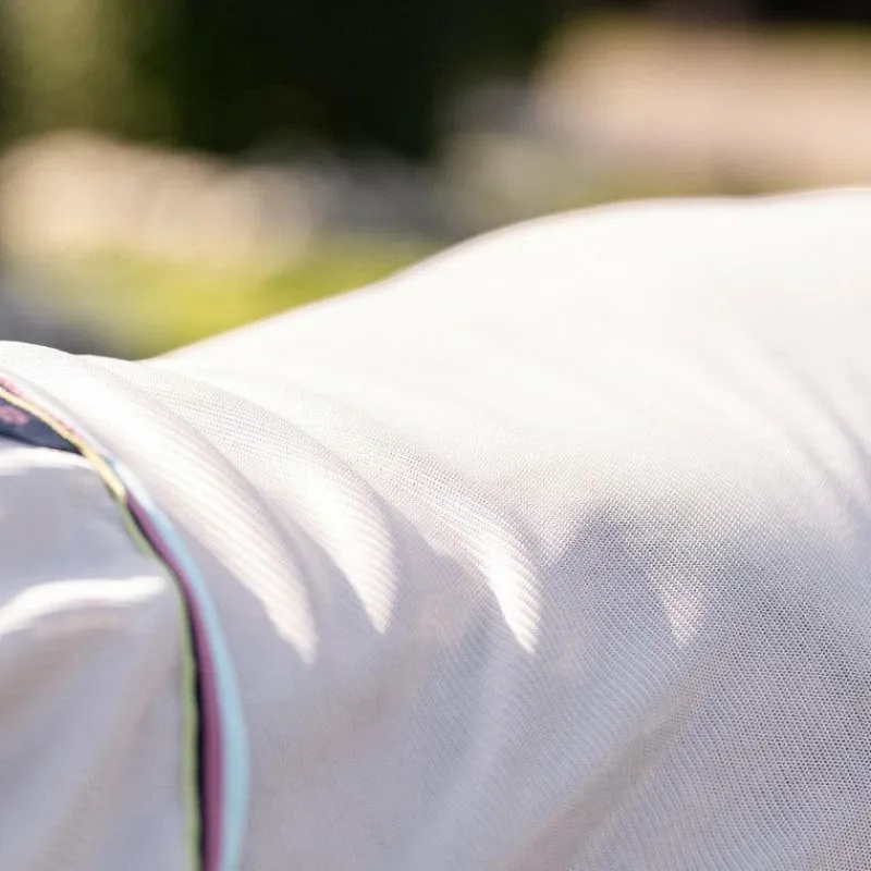 Discount - Couverture anti-mouches Amigo Bug Rug Plus Pony argent/ lime/ marine/ rose/ bleu Couvertures Poneys|Couvertures Et Chemises