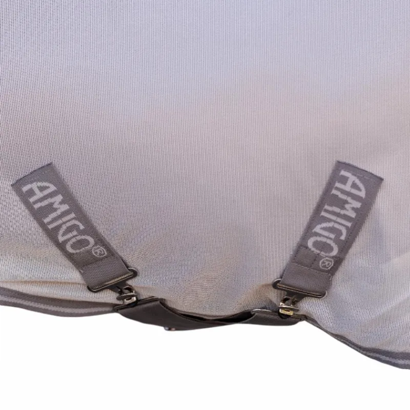 Couvertures Poneys|Couvertures Et Chemises*Horseware - Couverture anti-mouches Amigo Bug Rug Plus Petite argent/ titanium grey/ argent Gris