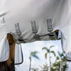 Couvertures Et Chemises*Horseware - Couverture anti-mouches Amigo Bug Buster argent/ titanium grey/ argent Gris