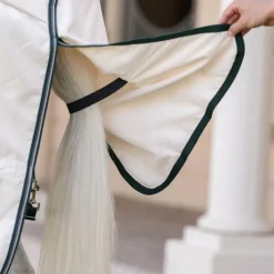 Online - Couverture anti-mouches Rambo Hoody XL chalk/ hunter green/ argent Couvertures Et Chemises