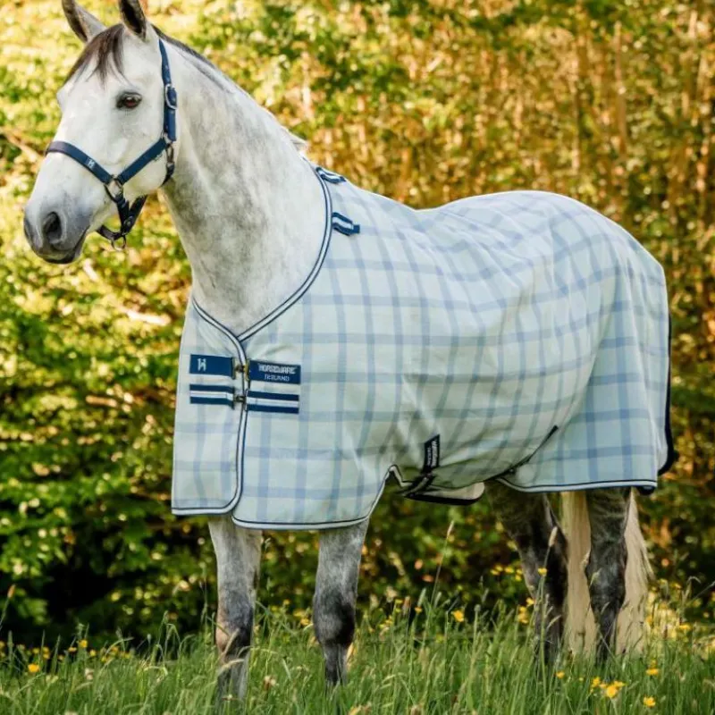 Couvertures Poneys|Couvertures Et Chemises*Horseware - Couverture anti-mouches Newmarket Pony witney navy Bleu