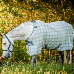 Couvertures Poneys|Couvertures Et Chemises*Horseware - Couverture anti-mouches Newmarket Pony witney navy Bleu