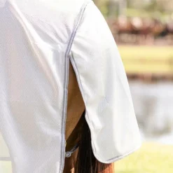 Best - Couverture anti-mouches Amigo Bug Rug silver/ titanium grey/ argent Couvertures Et Chemises