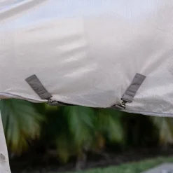 Couvertures Et Chemises*Horseware - Couverture anti-mouches Amigo Integrated argent/ titanium grey/ argent Gris