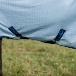 Couvertures Et Chemises*Horseware - Couverture anti-mouches Amigo Bug Rug Plus azure blue/ marine/ électrique Bleu