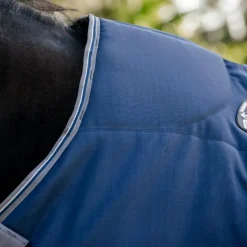 Online - Couverture de box Rambo Optimo Stable / thunderstorm grey/ argent 400g Couvertures Et Chemises