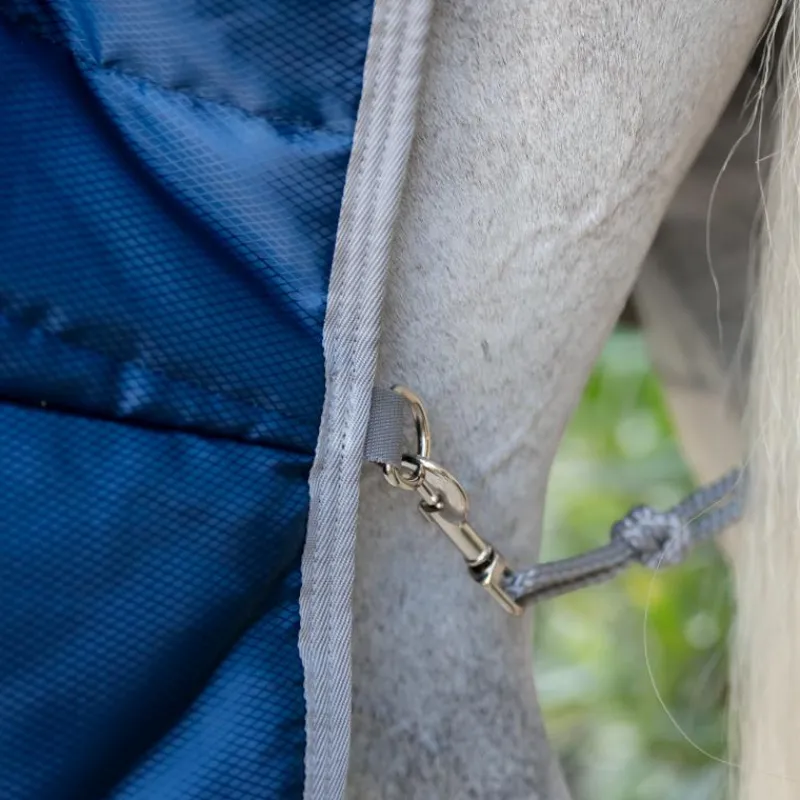 Couvertures Et Chemises*Horseware - Couverture de box Amigo Ripstop Insulator Plus Stable / titanium grey 550g Marine