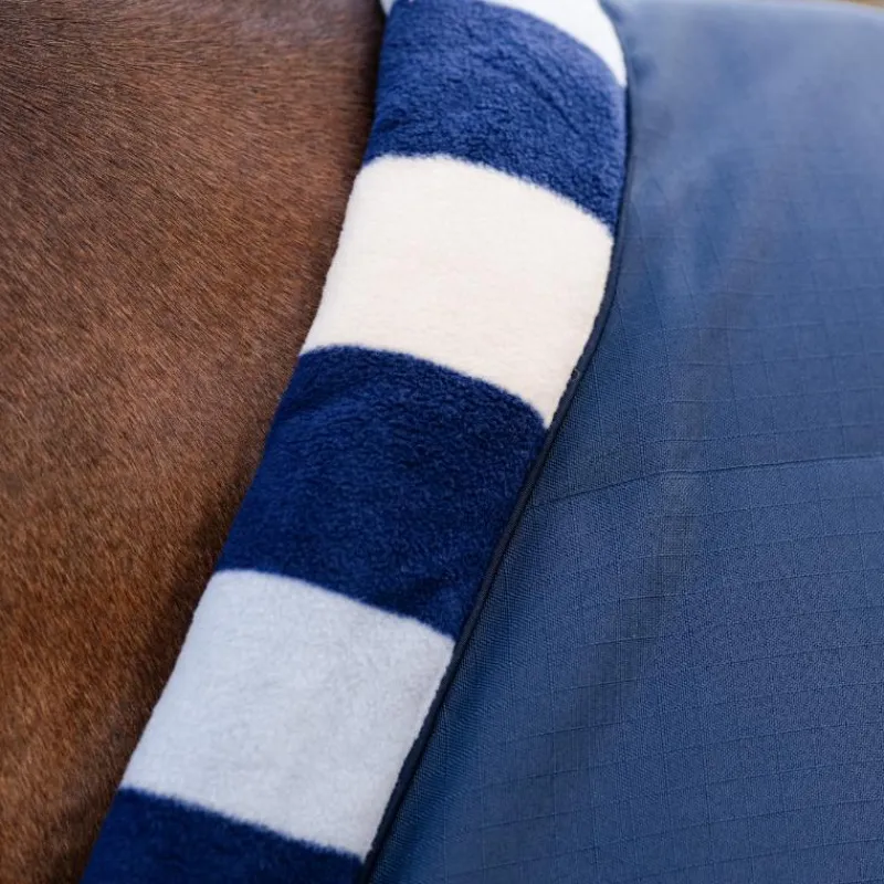 Couvertures Et Chemises*Horseware - Couverture de box Newmarket Cosy Stable witney navy 200g Bleu