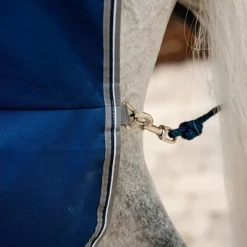 Couvertures Et Chemises*Horseware - Couverture de box Rambo Stable / thunderstorm grey/ argent Marine