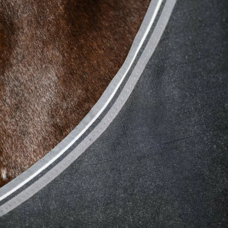 Couvertures Et Chemises*Horseware - Couverture de box Rambo Stable / thunderstorm grey/ argent Noir