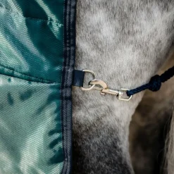 Couvertures Et Chemises*Horseware - Couure de box Amigo Ripstop Insulator dynasty green/ marine/ argent 100g Vert