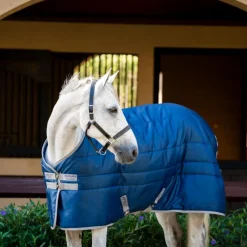 Outlet - Couverture de box Amigo Ripstop Insulator Stable / titanium grey 200g Couvertures Et Chemises