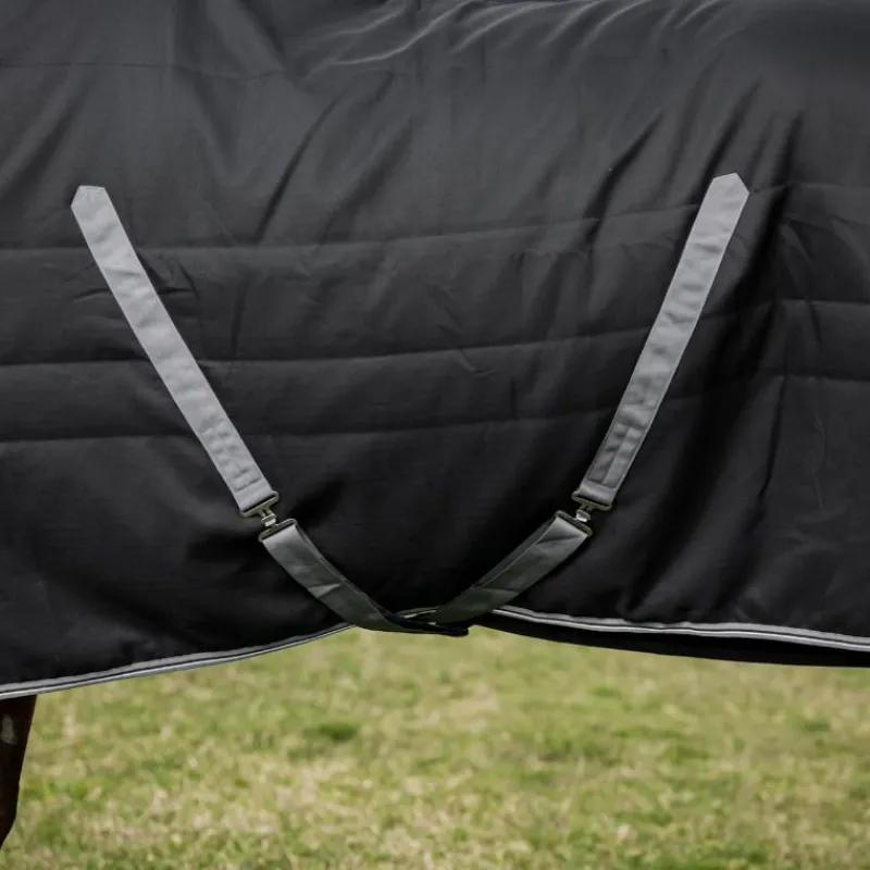 Couvertures Et Chemises*Horseware - Couverture de box Rambo Stable / thunderstorm grey/ argent 200g Noir