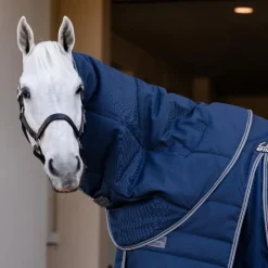 Hot - Couverture de box Rambo Optimo Stable Plus / thunderstorm grey/ argent 400g Couvertures Et Chemises
