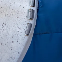 Outlet - Couverture de box Amigo Ripstop Insulator Stable / titanium grey 50g Couvertures Et Chemises