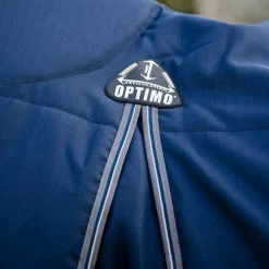 Best - Couverture de box Rambo Optimo Stable / thunderstorm grey/ argent 200g Couvertures Et Chemises