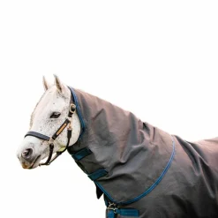 Couvertures Poneys|Couvertures Et Chemises*Horseware - Couverture d'extérieur Rhino plus HexStop / indigo/ marine 250g Gris