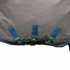 Couvertures Poneys|Couvertures Et Chemises*Horseware - Couverture d'extérieur Rhino plus HexStop / indigo/ marine 250g Gris