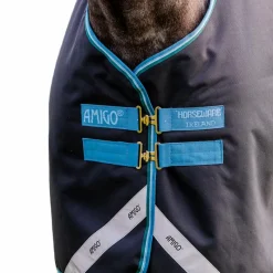 Clearance - Couverture d'extérieur Amigo Bravo 12 Original / turquoise 100g Couvertures Poneys|Couvertures Et Chemises