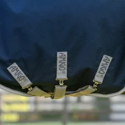 Couvertures Et Chemises*Horseware - Couverture d'extérieur Amigo Turnout / titanium grey/ argent 0g Marine