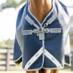 Couvertures Et Chemises*Horseware - Couverture d'extérieur Amigo Turnout / titanium grey/ argent 0g Marine