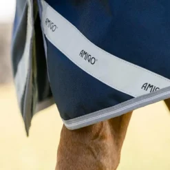 Couvertures Et Chemises*Horseware - Couverture d'extérieur Amigo Turnout / titanium grey/ argent 0g Marine